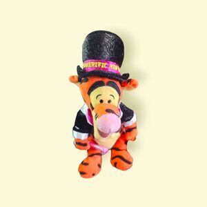 vtg Disney Tiggeriffic New Year Beanbag
